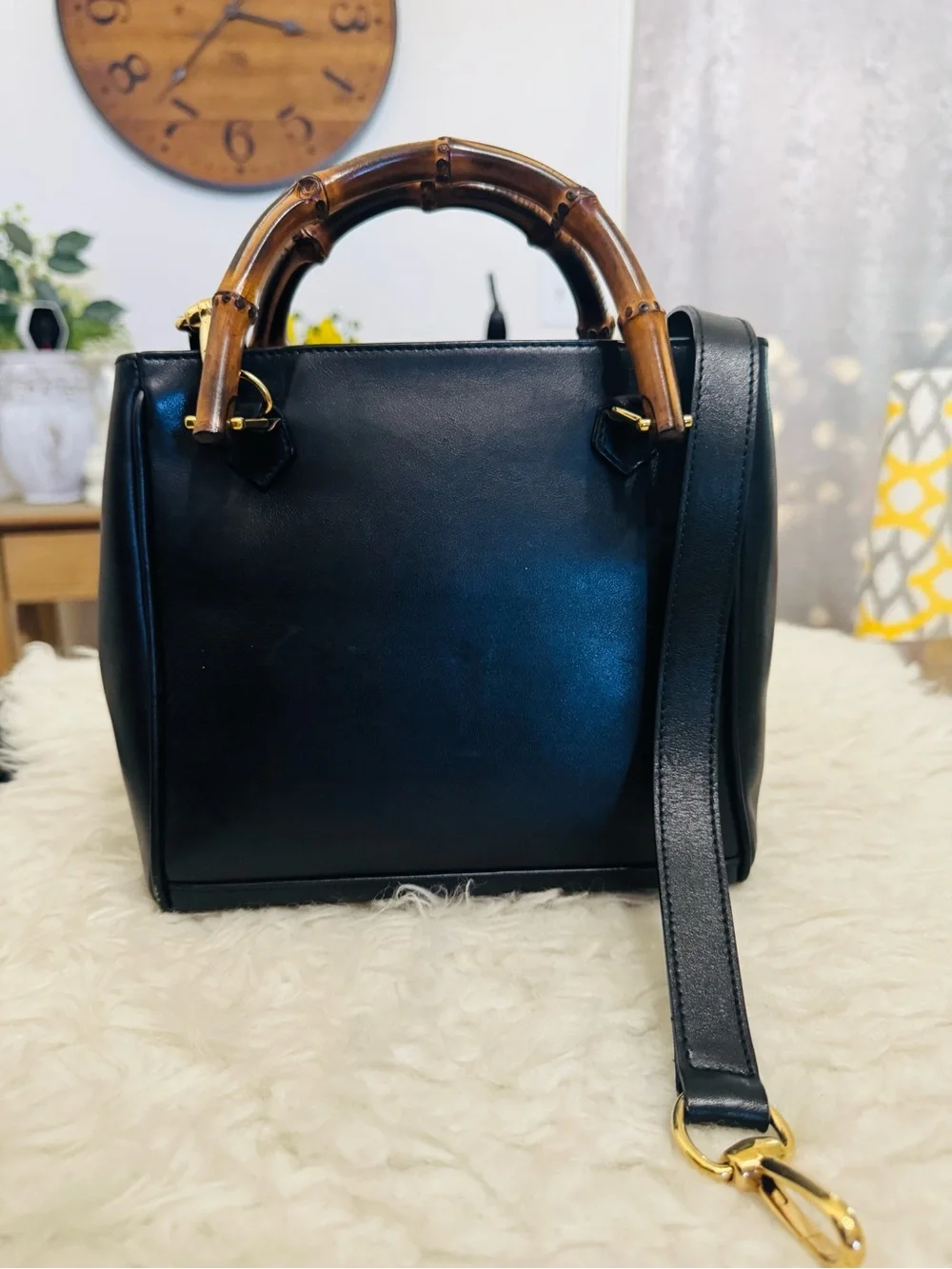 Gucci Diana Bamboo Mini Satchel Bag